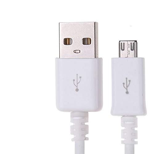 Premieradapter Micro USB טעינה כבל נתונים לטלפון חכם אנדרואיד Samsung Huawei LG White [PZA0]